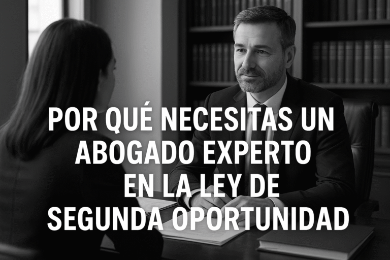 abogado experto en ley de segunda oportunidad