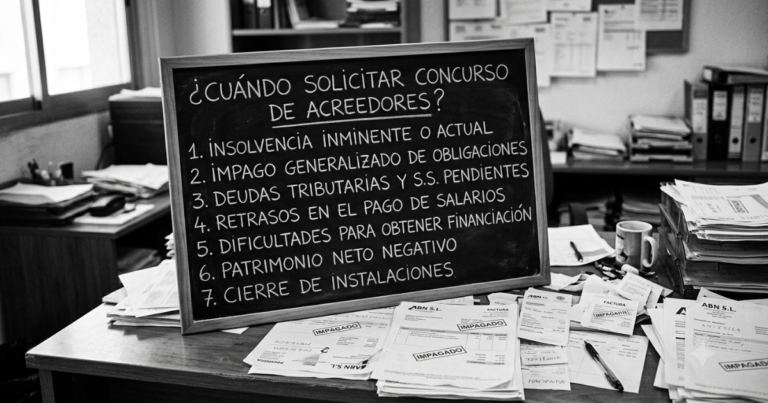 cuando solicitar concurso empresa