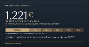 sueldo inembargable