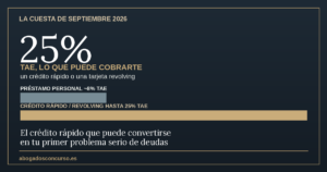 cuesta de septiembre crédito rápido deudas